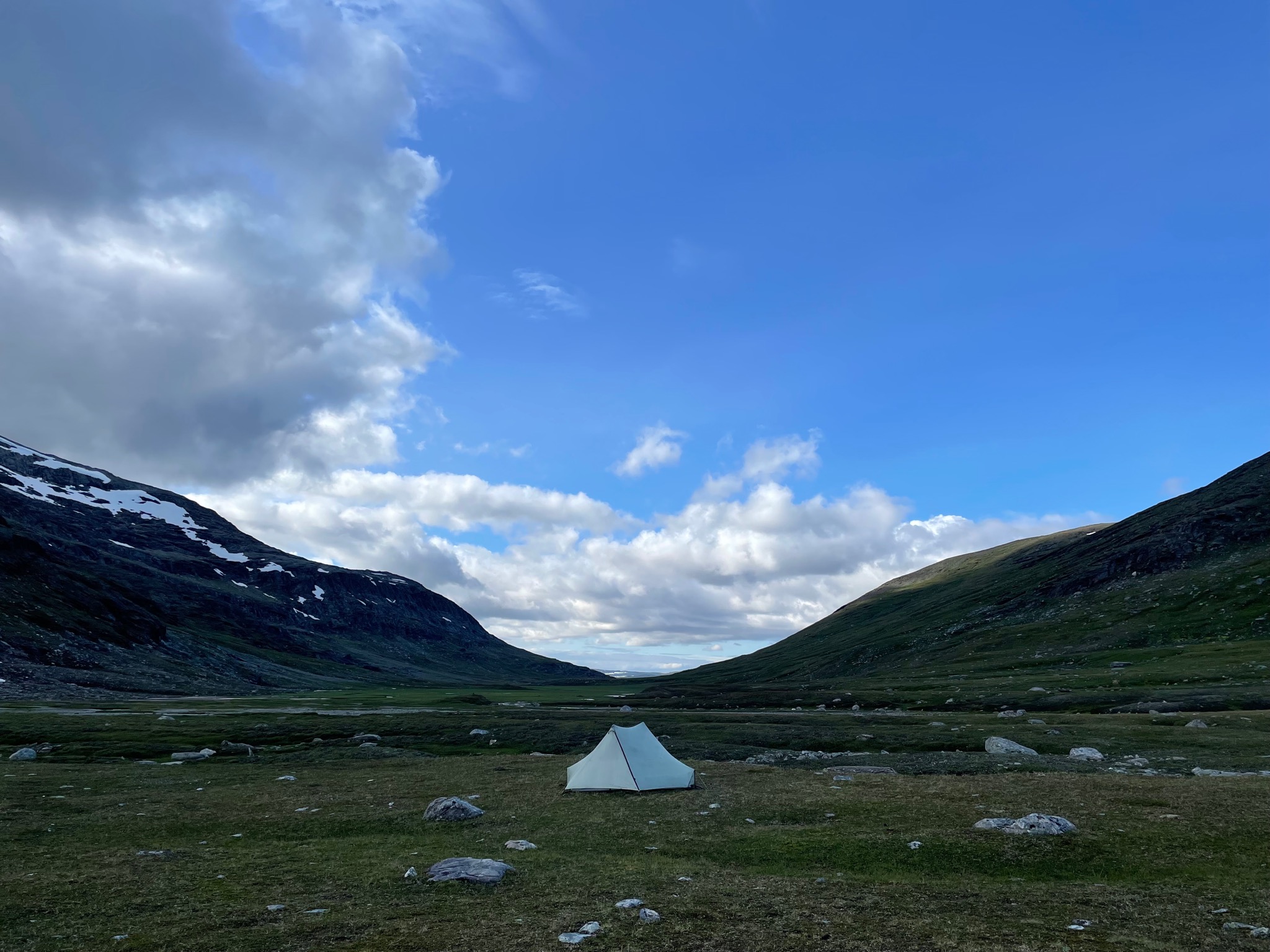 Tarptent Stratospire Li in Padjelanta national park.