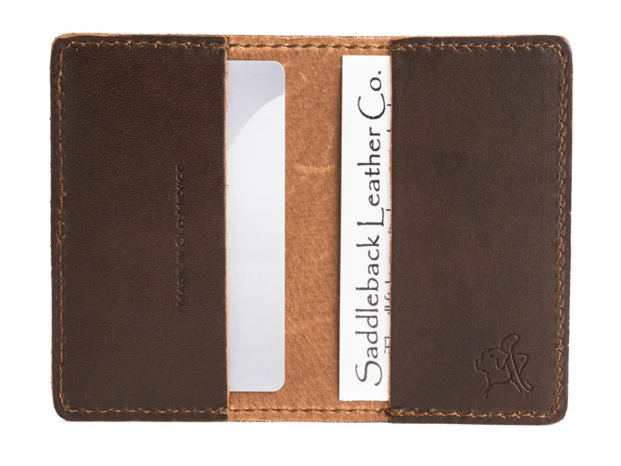 saddleback card sleeve 5-Slot Super Slim Front Pocket Wallet Top Grain Vintage Leather Cardholder - Navy